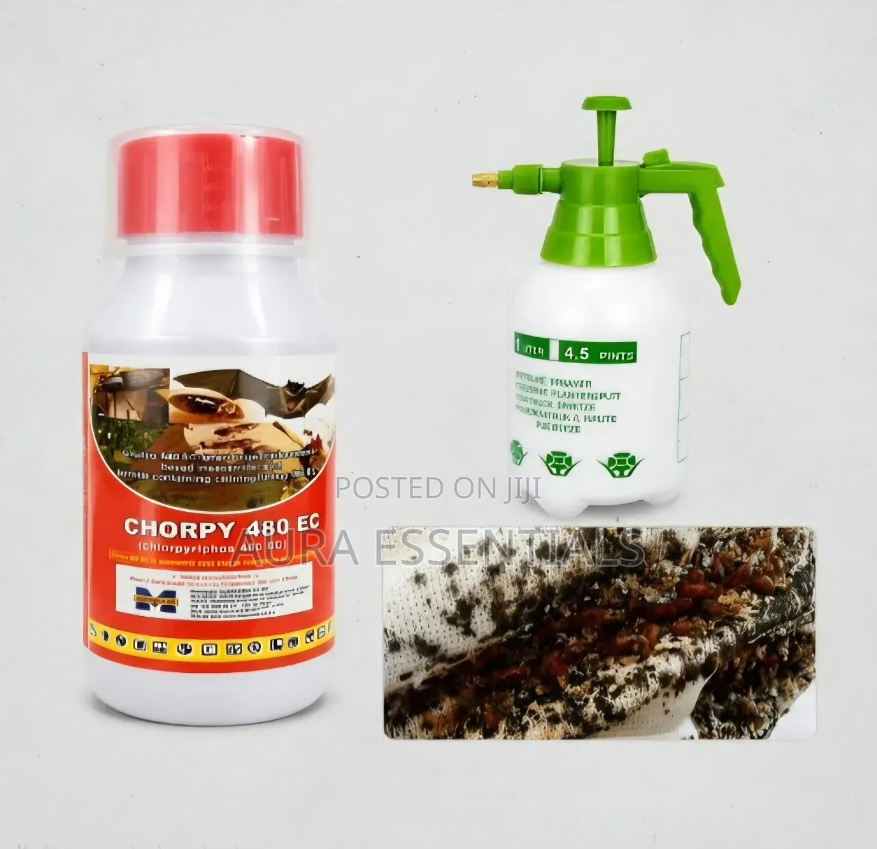 Instant Bedbugs and Cockroaches Killer 100mls With 2L Spray Pump