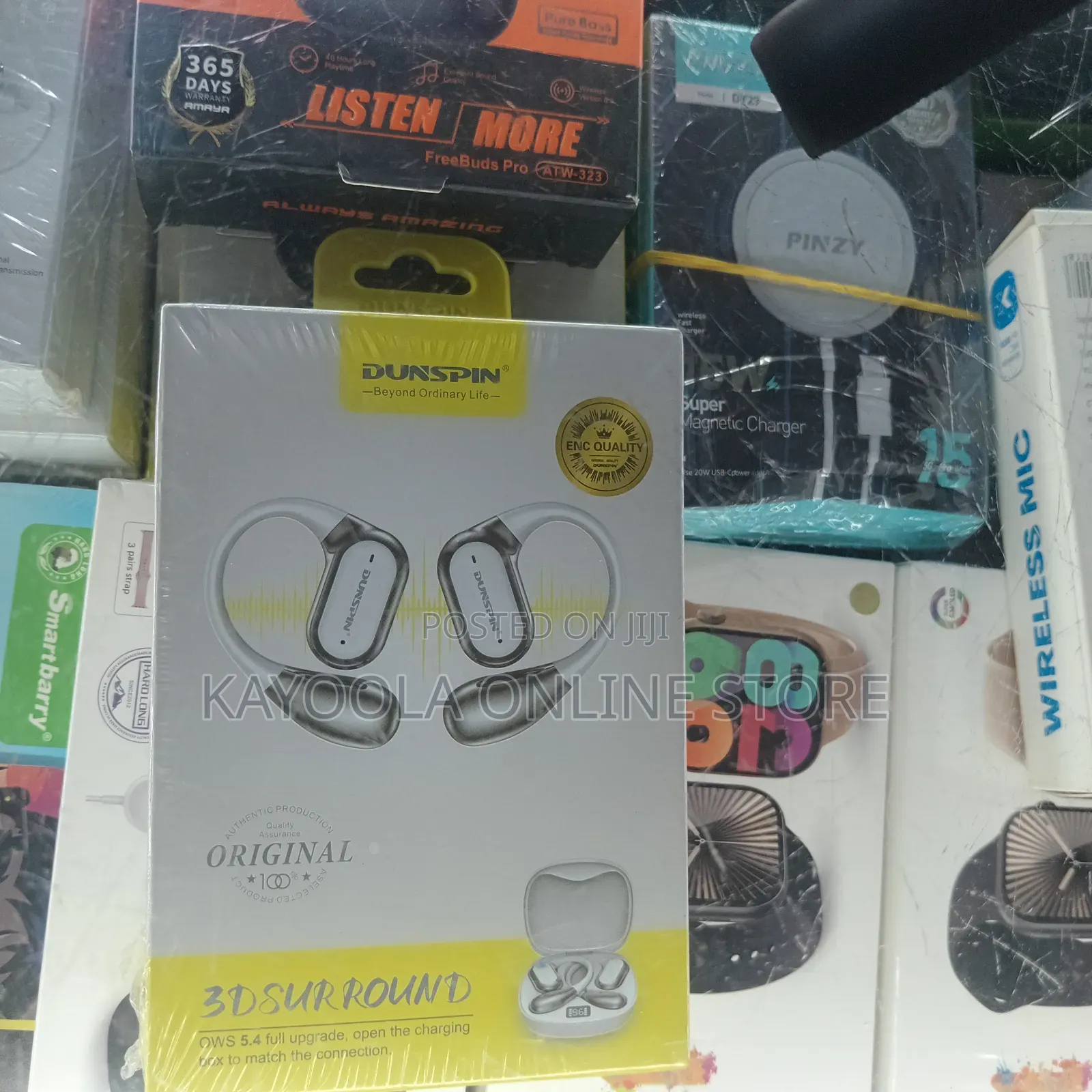 DUNSPIN Clip Open - Ear Wireless Earbuds