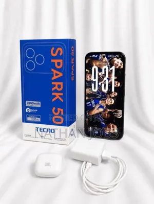 New Tecno Spark 50 128 GB Silver