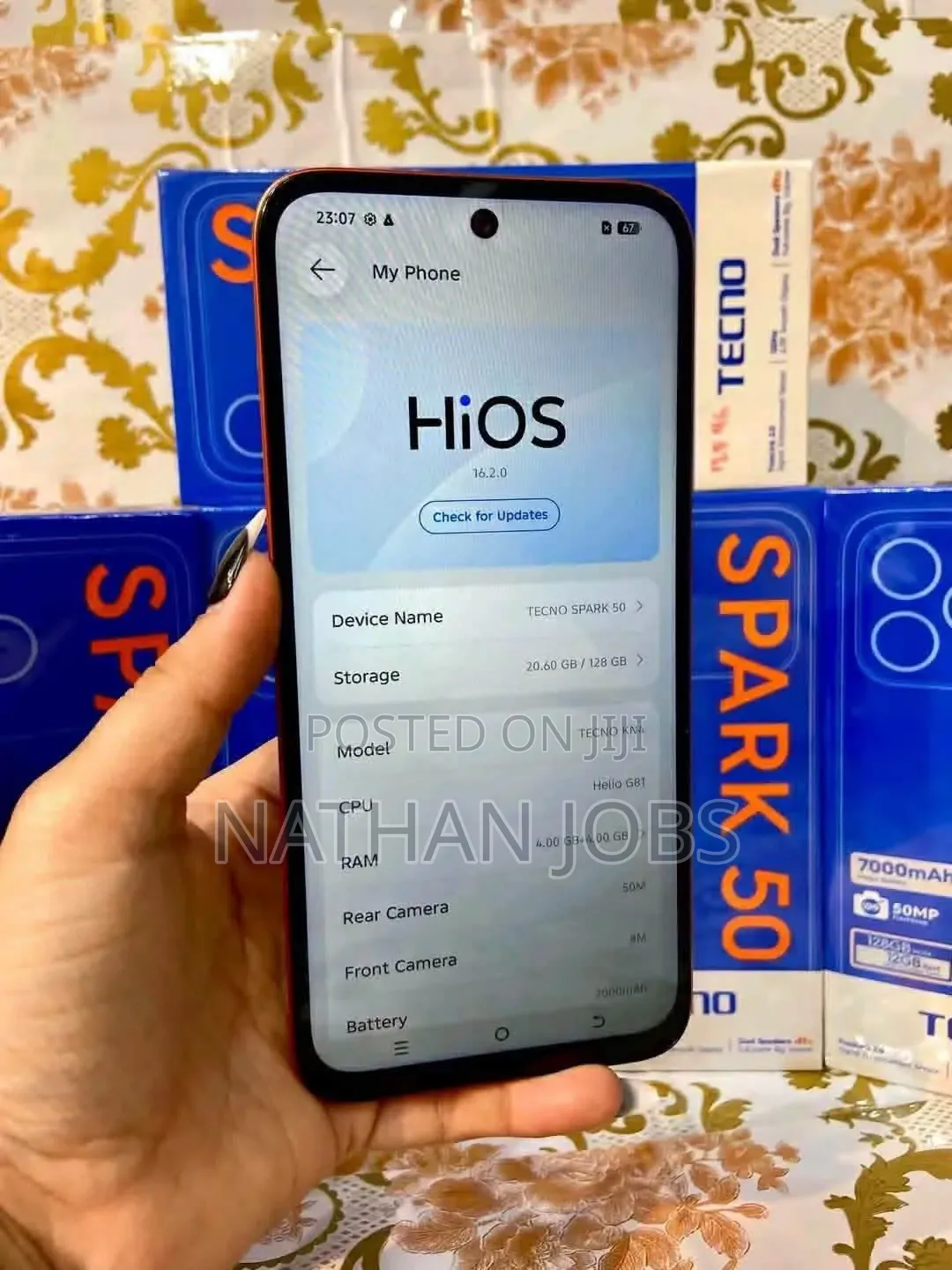 New Tecno Spark 50 128 GB Orange