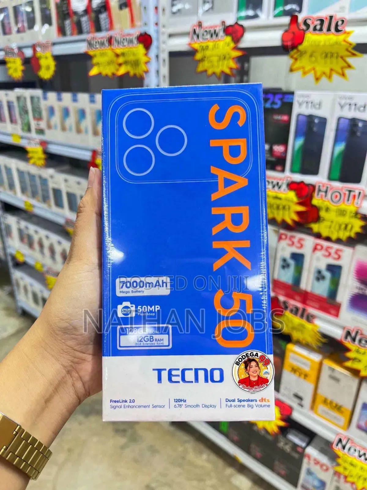 New Tecno Spark 50 128 GB Blue