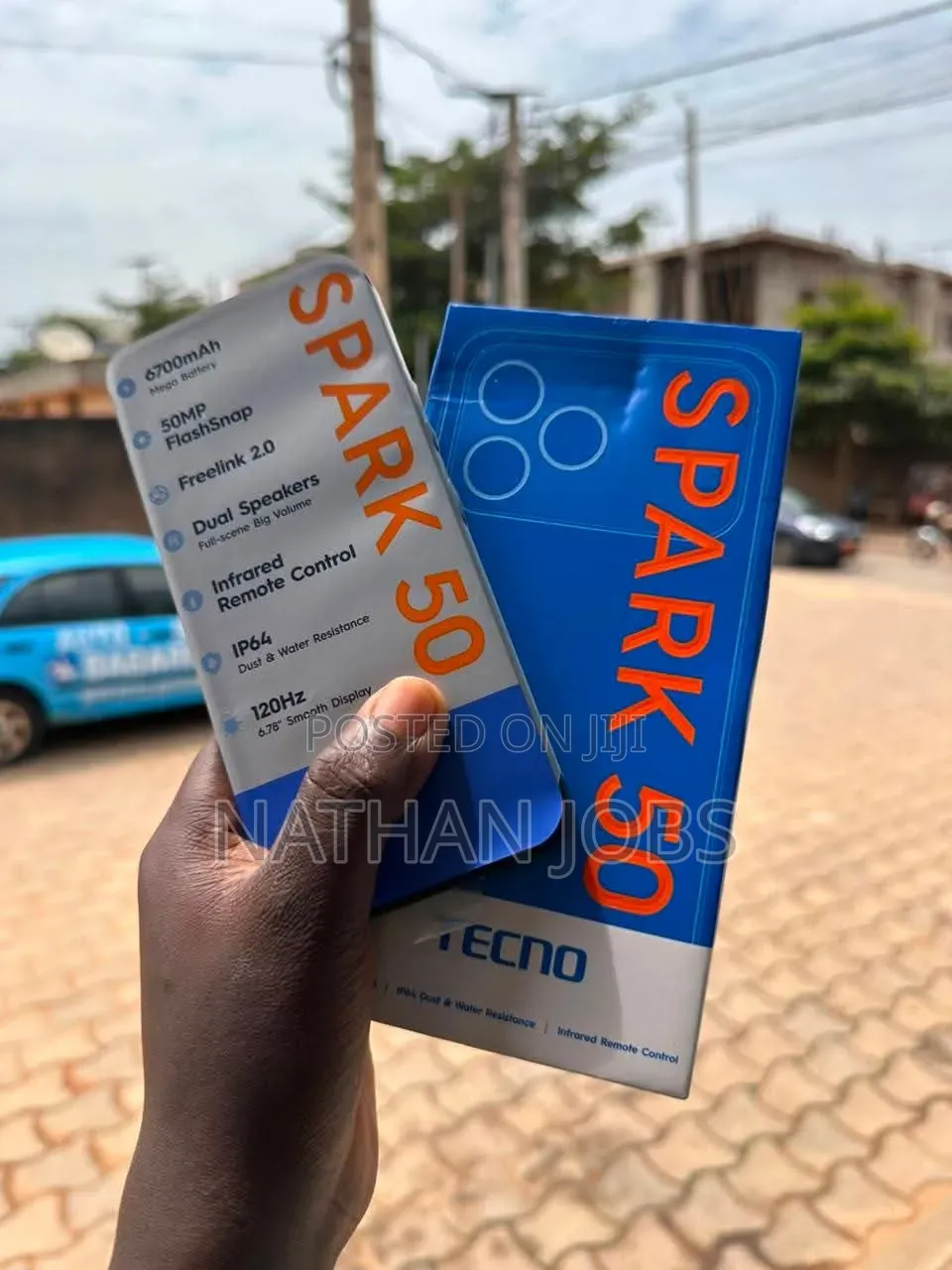 New Tecno Spark 50 128 GB Blue