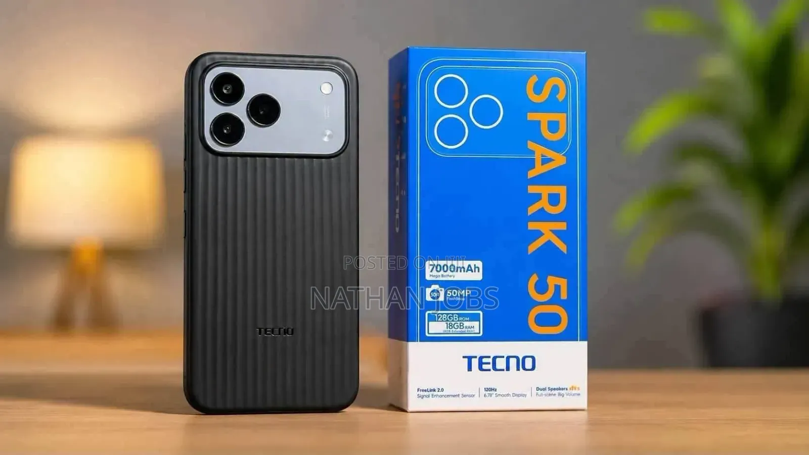 New Tecno Spark 50 128 GB Black