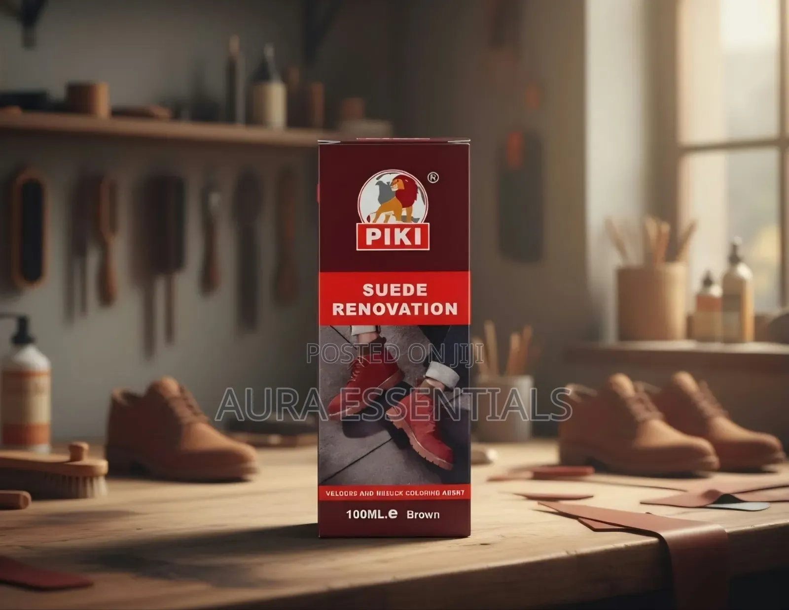 PIKI Suede Renovation Brown Shoe Paint