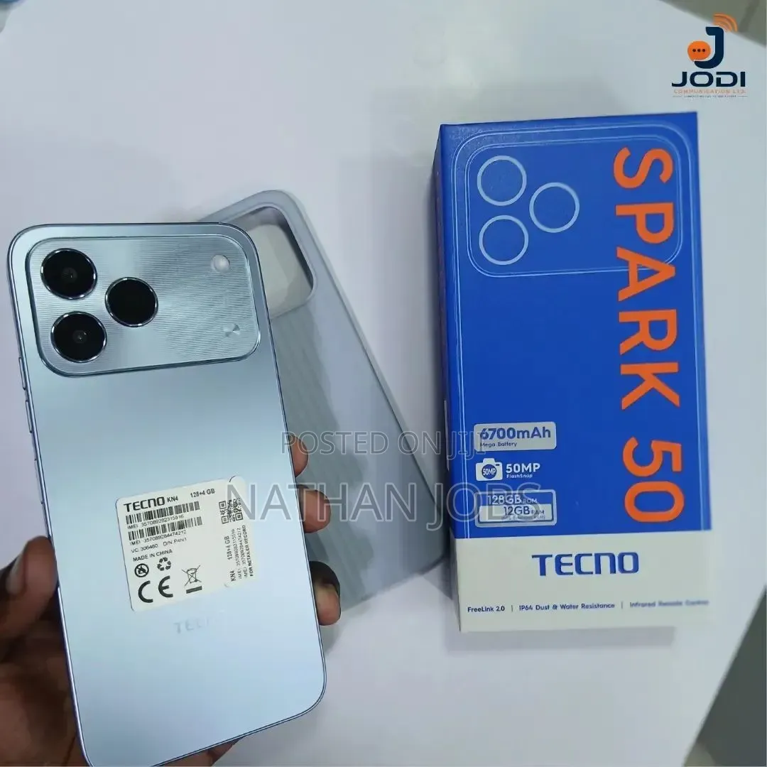 New Tecno Spark 50 128 GB Silver