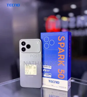 New Tecno Spark 50 128 GB Silver
