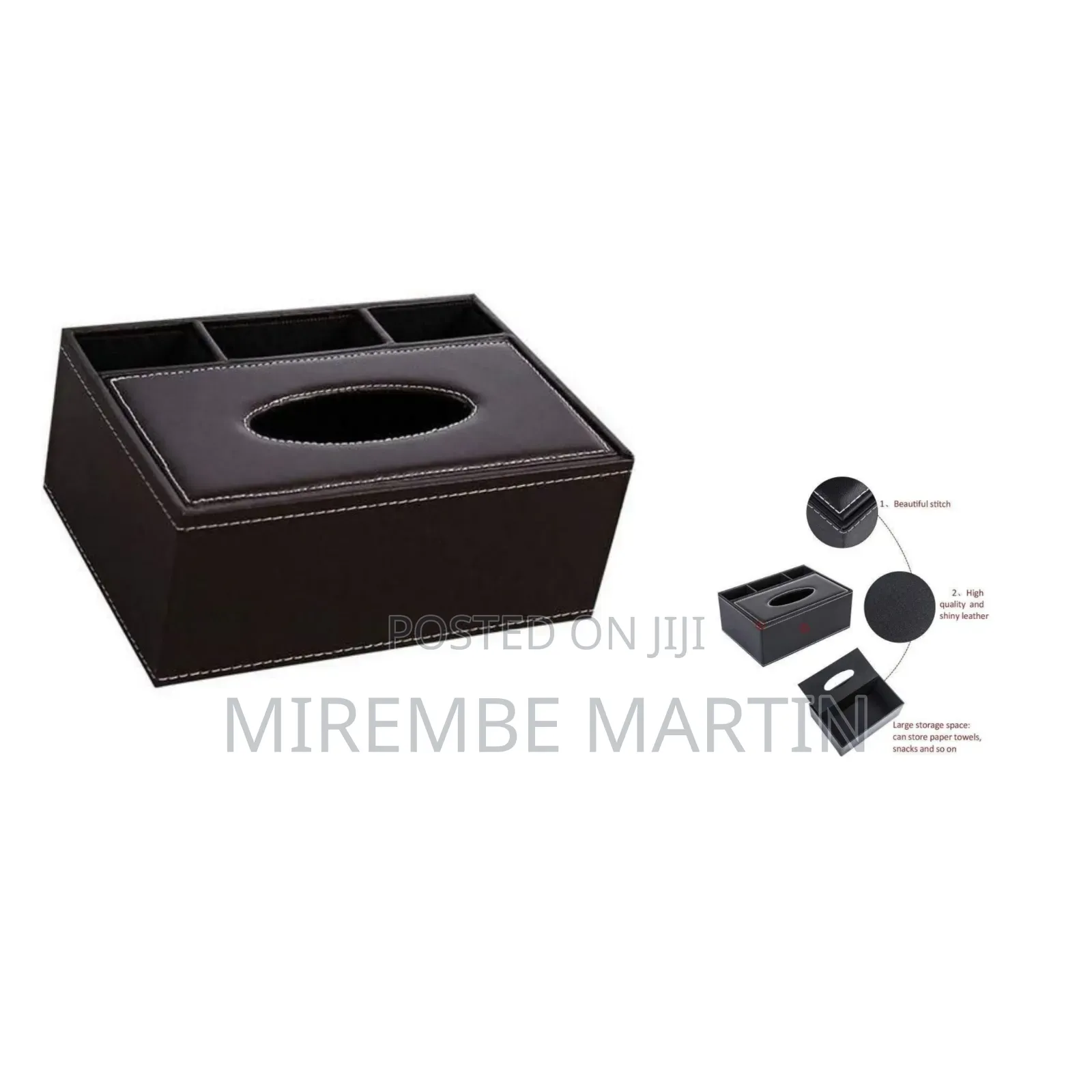 4 Compartment Tissue Paper Box Holder