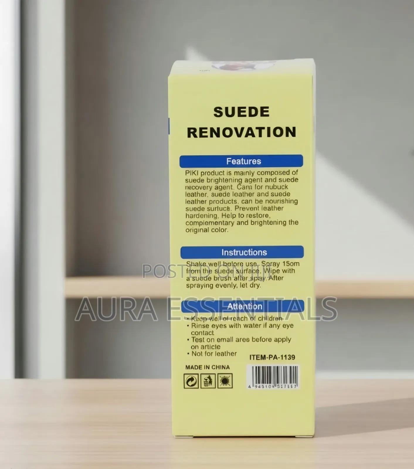 PIKI Suede Renovation (100ml, Black)