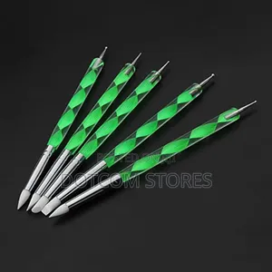 Set of Five Dual-Ended Silicone Nail Art and Dotting Tools