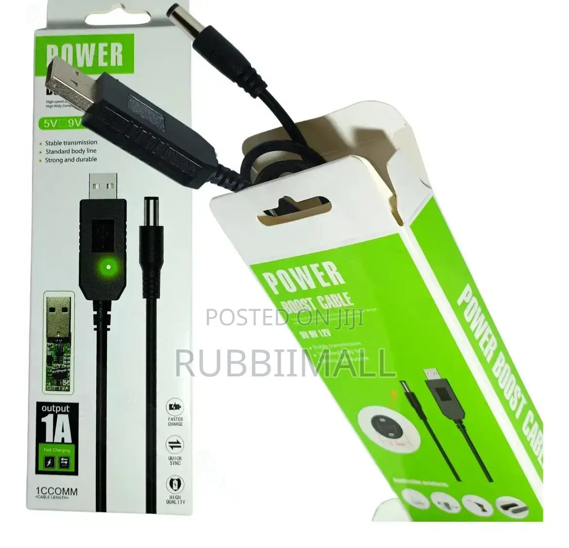 USB to DC Power Boost Cable