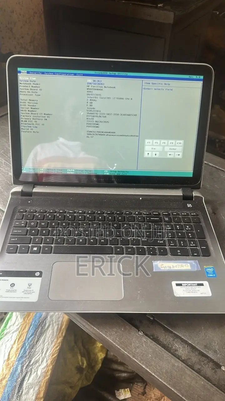 Laptop HP Pavilion 15 8GB Intel Core i7 HDD 500GB