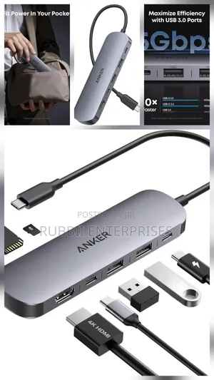 Anker Nano USB-C Hub (7-in-1, 4K HDMI)