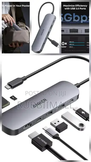Anker Nano USB-C Hub (7-in-1, 4K HDMI)