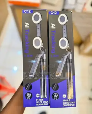 C12 AI Tracking 1.8M Stable Selfie Stick Quadrupod