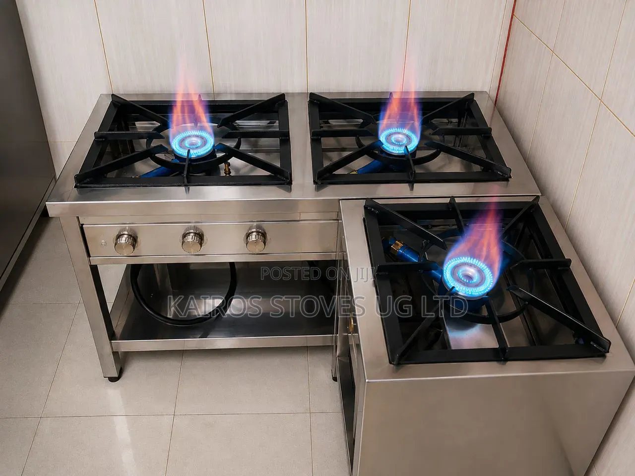3 Burner Heavy Duty Gas Stove