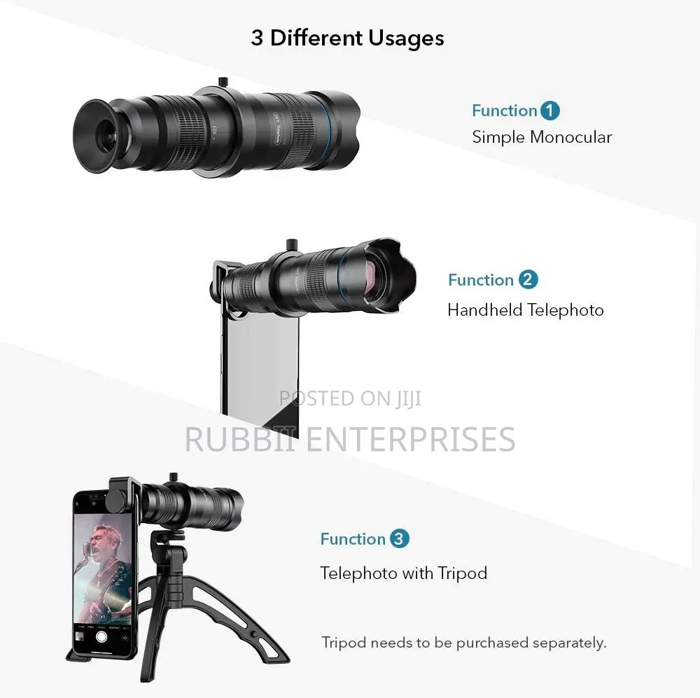 Apexel 36x Telephoto Zoom Lens Set