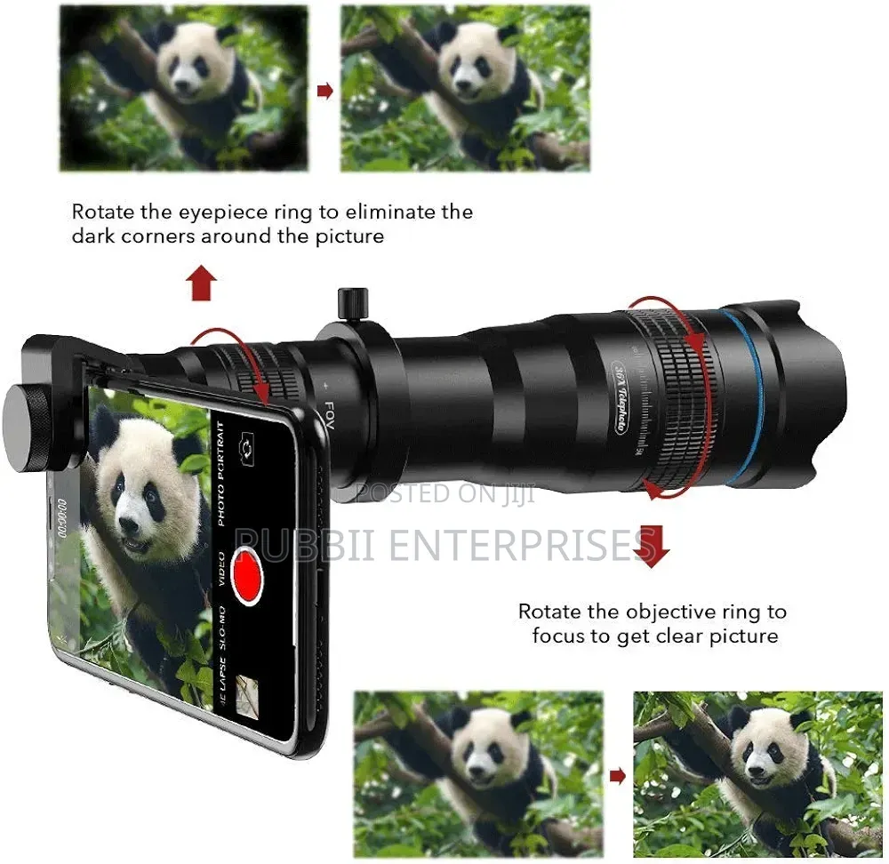 Apexel 36x Telephoto Zoom Lens Set