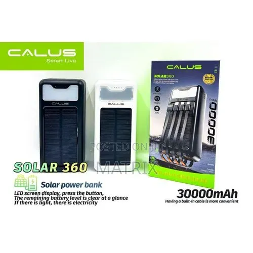 30000mAh Solar Power Bank CALUS