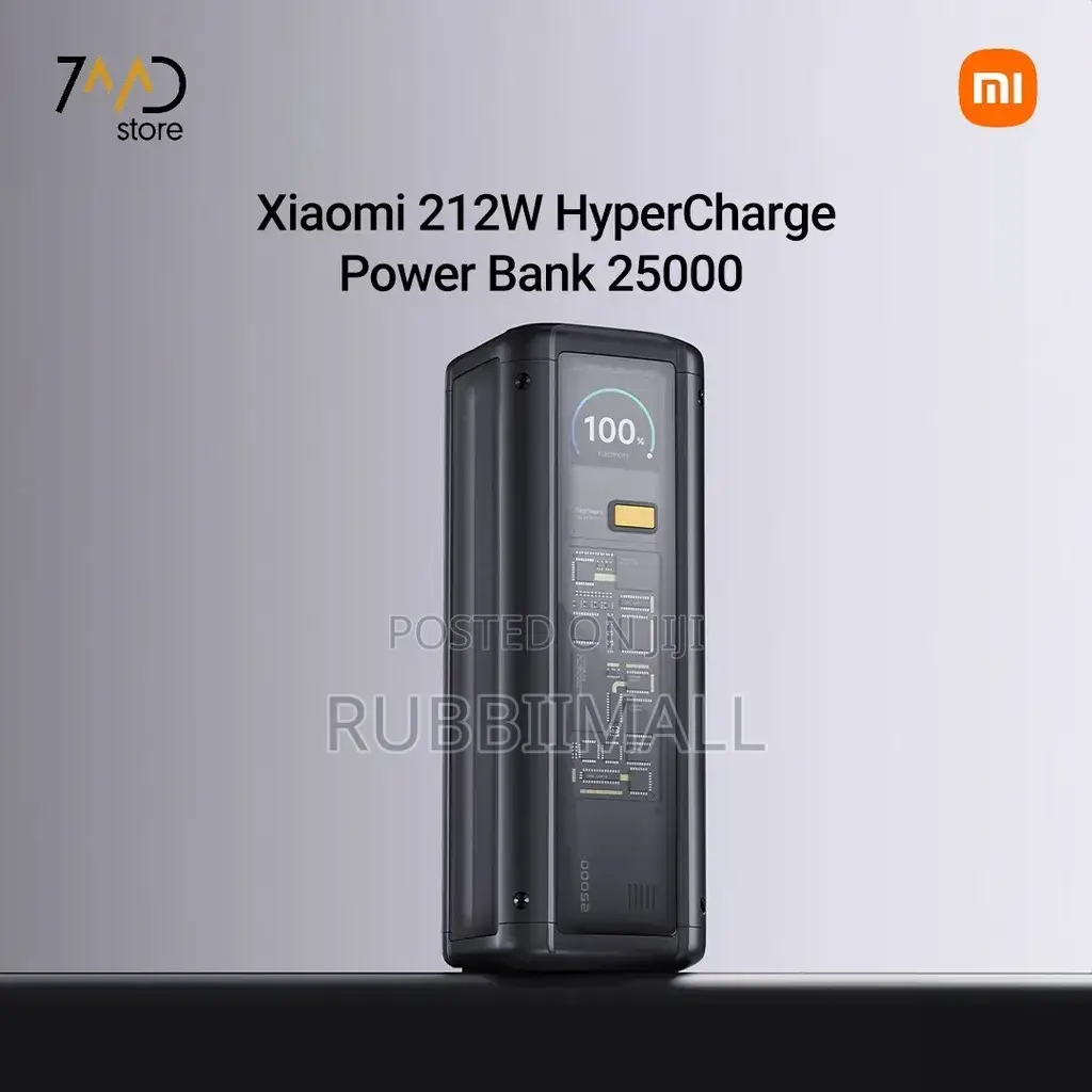 Xiaomi 212W Hyper Charge Power Bank 25000mah
