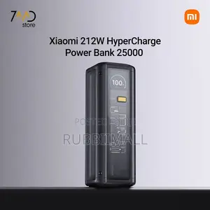 Xiaomi 212W Hyper Charge Power Bank 25000mah