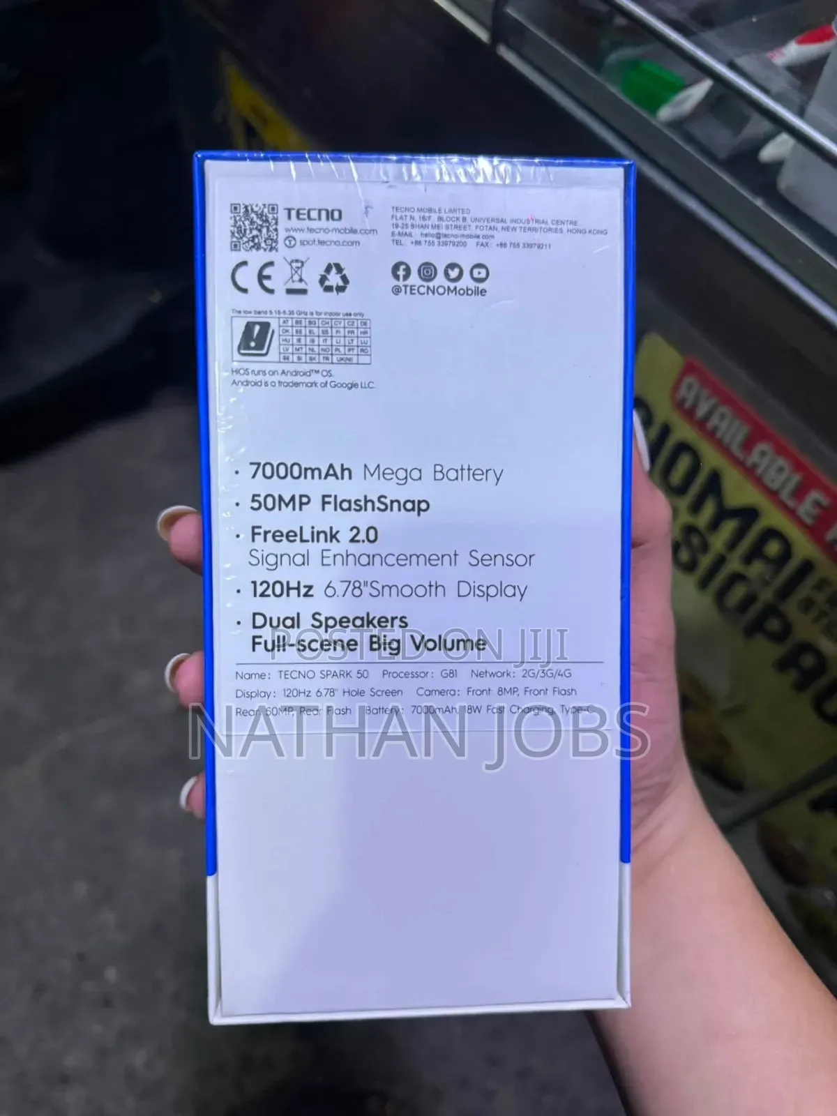 New Tecno Spark 50 128 GB Black