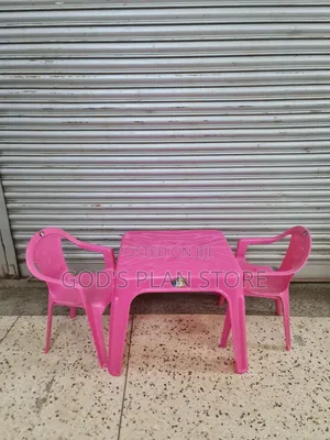 Absorbed Plastic Kids Chairs and Table