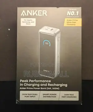 Anker Prime Ultra Fast Charging Power Bank (26K, 300W)