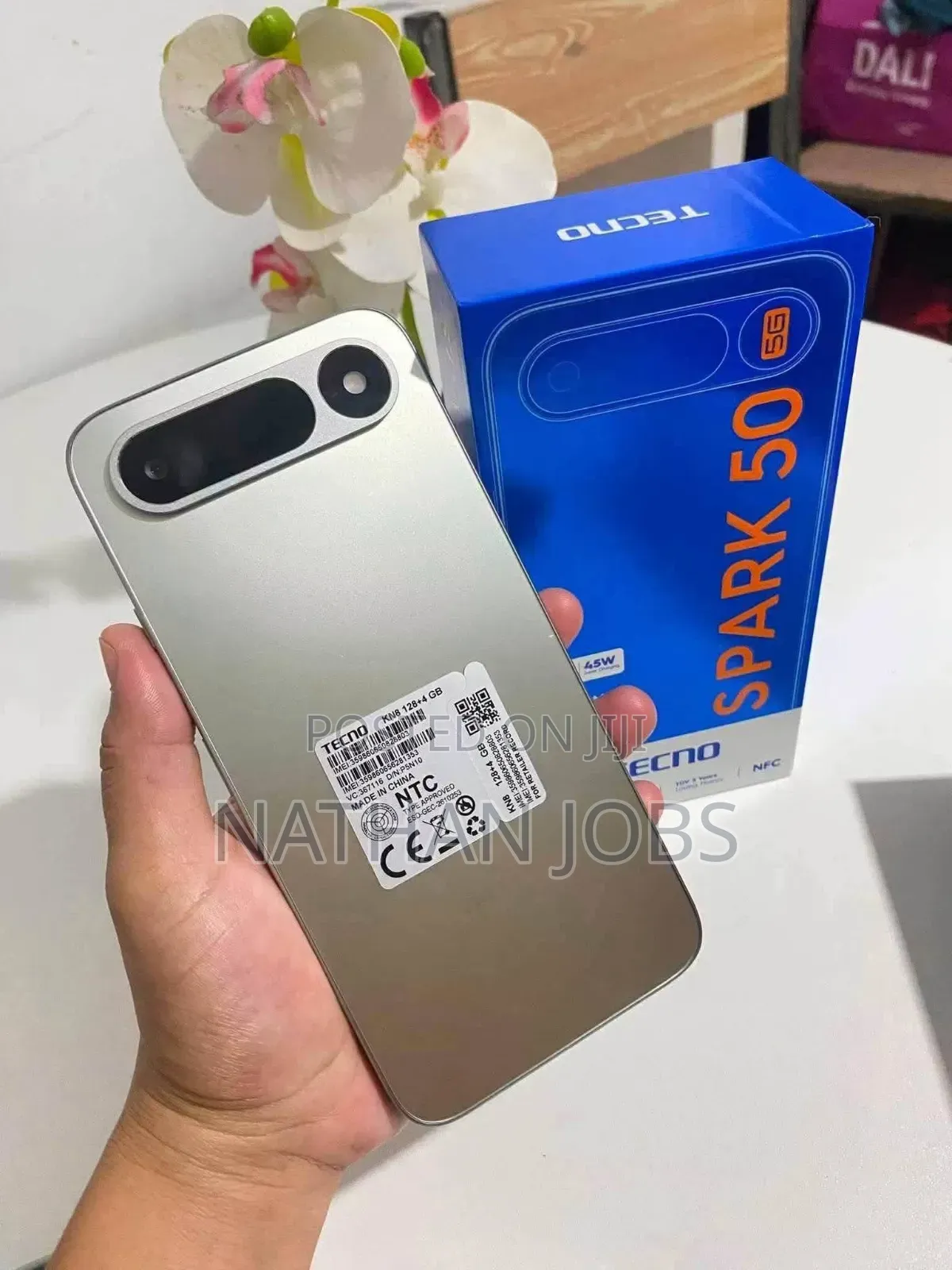 New Tecno Spark 50 5G 256 GB Silver