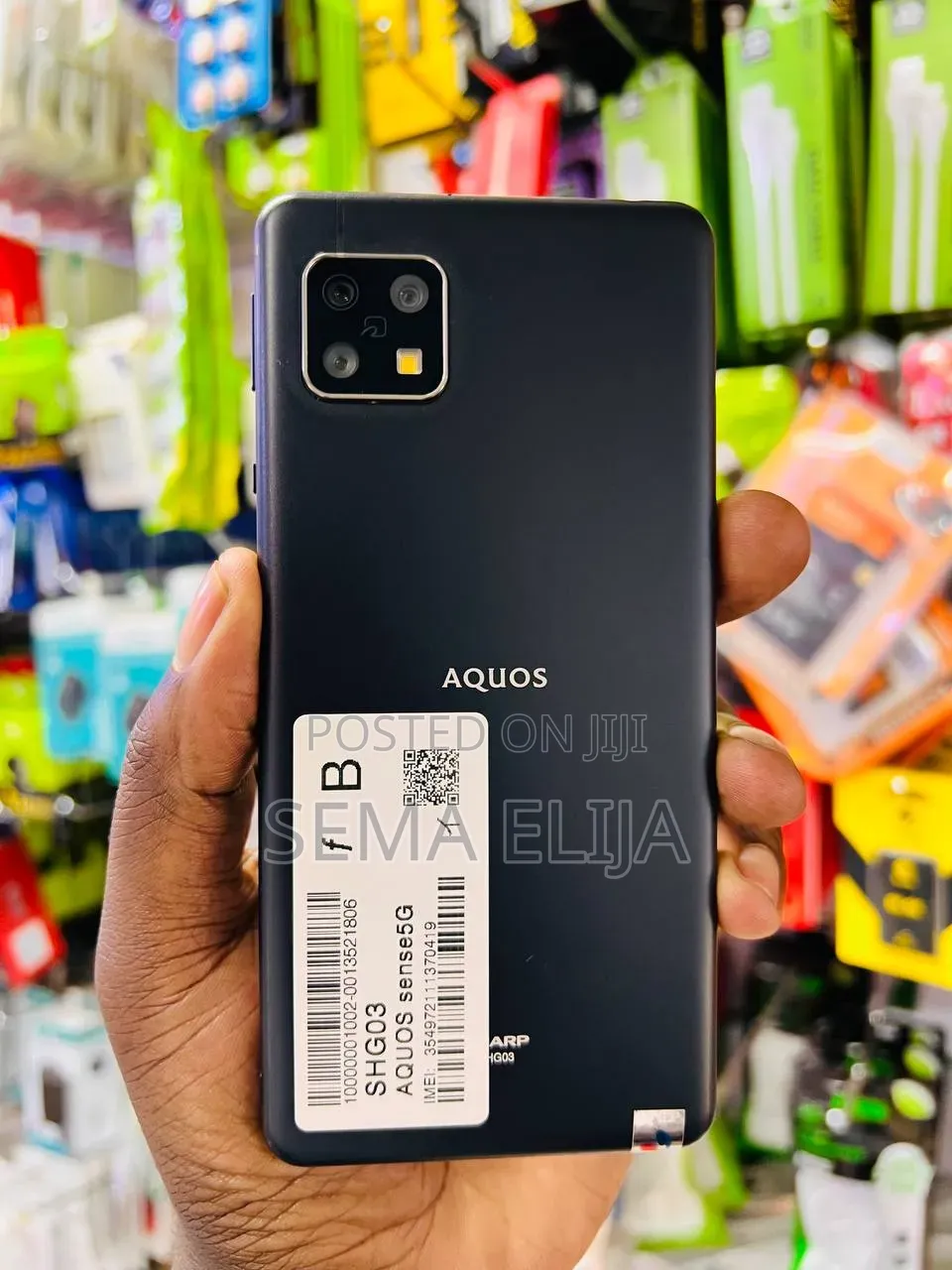 Sharp Aquos sense5G 64 GB Black