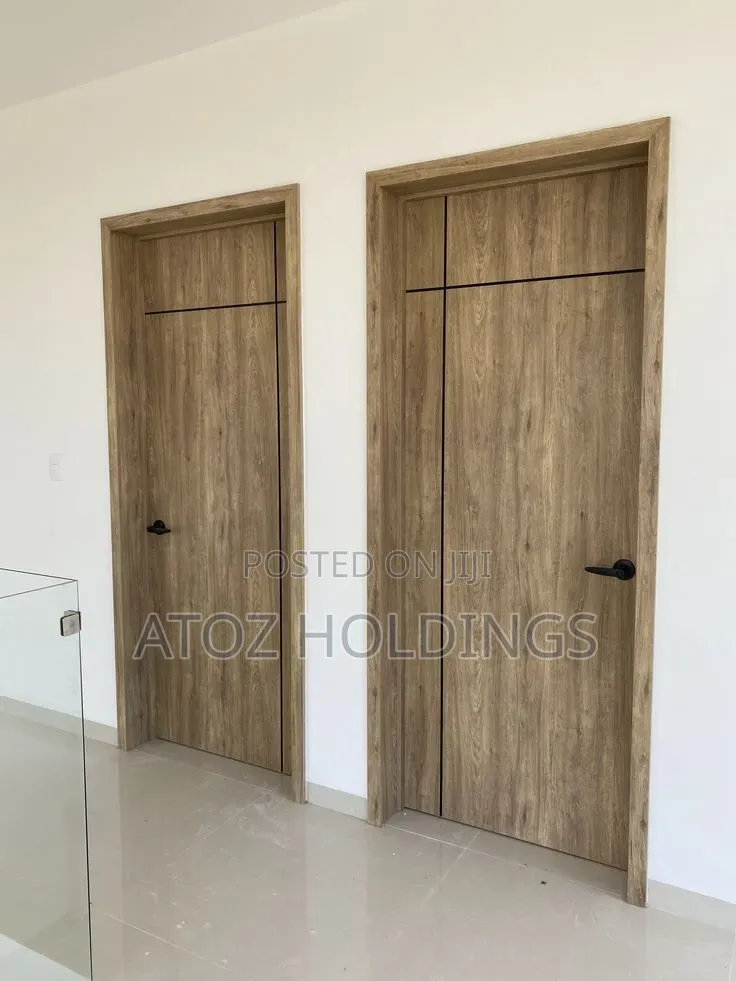 Doors/Plain Natural Finished Wooden Doors in Any Colour Shed 580,000/-