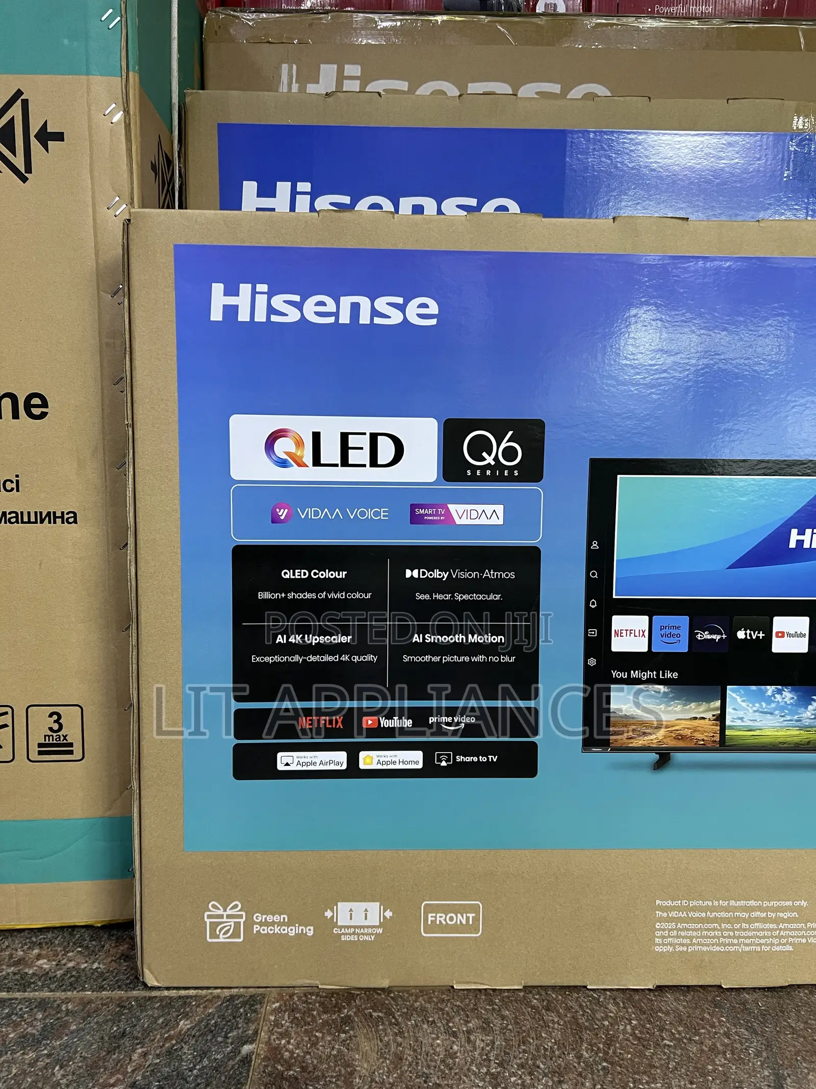 Hisense 43inch 4k UHD,QLED Smart TV With Bluetooth.
