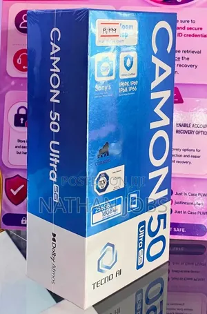 New Tecno Camon 50 Ultra 256 GB Black