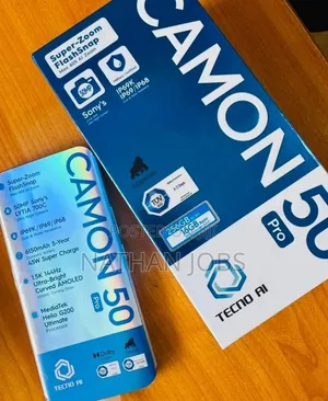 New Tecno Camon 50 Pro 256 GB Black