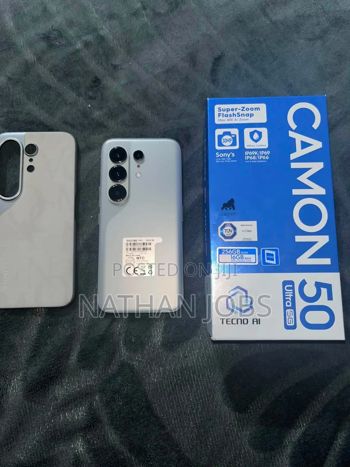 New Tecno Camon 50 Ultra 256 GB Silver