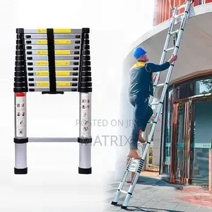 Portable Aluminum Telescopic Ladder 3.8m/13 Steps