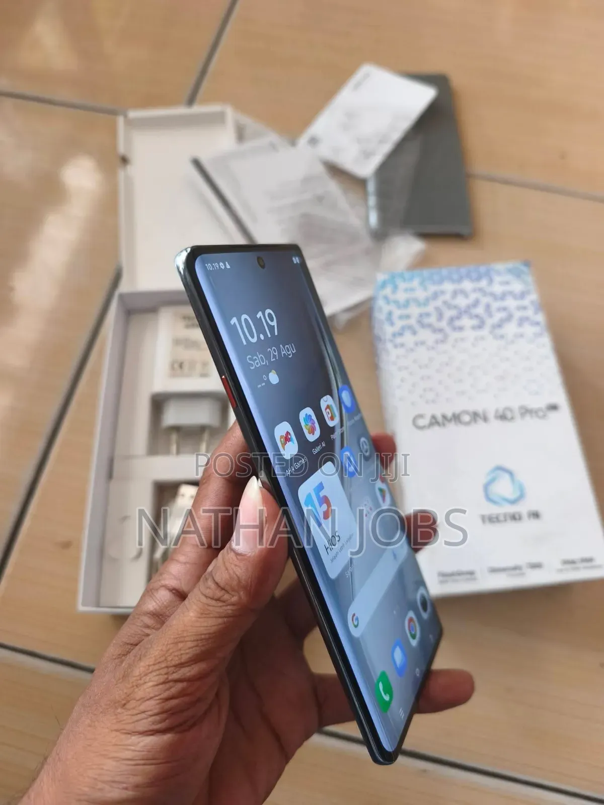 New Tecno Camon 40 Pro 4G 256 GB Black