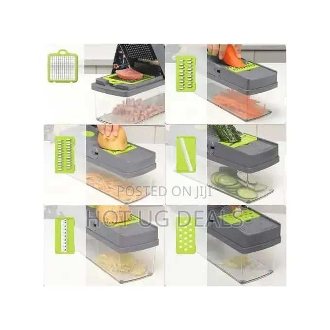 Kitchen Vegetable Cutter – Salad Chopper, Potato Slicer & Grater
