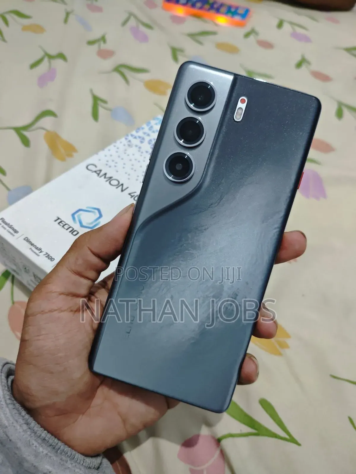 New Tecno Camon 40 Pro 4G 256 GB Black