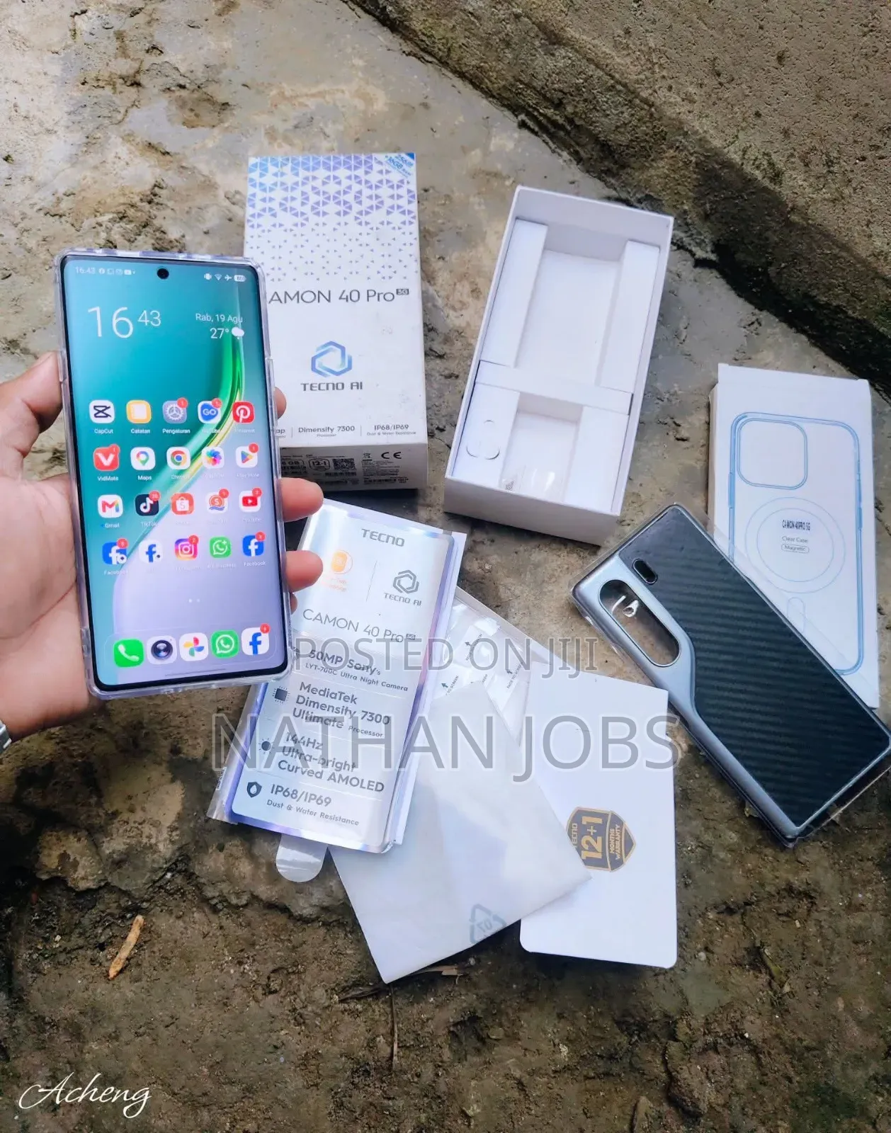 New Tecno Camon 40 Pro 4G 256 GB Green