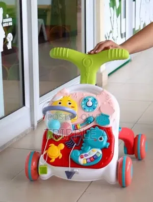 3 in 1 Baby Push Walker and Activity Center