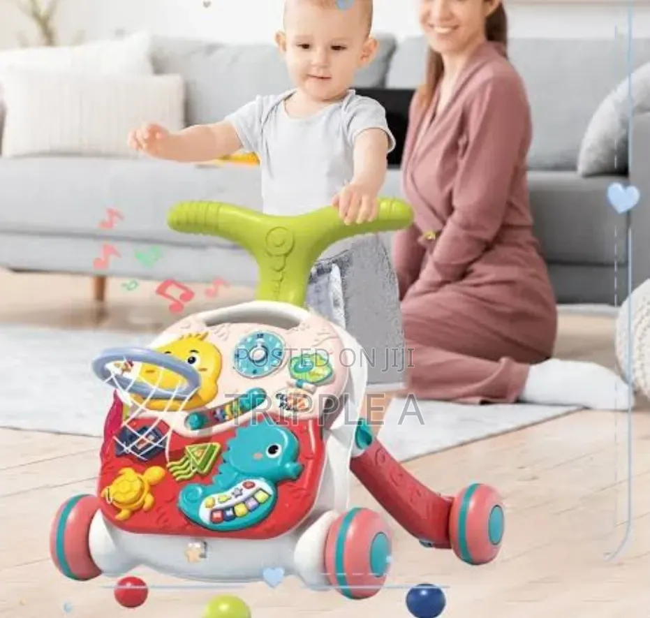 3 in 1 Baby Push Walker and Activity Center
