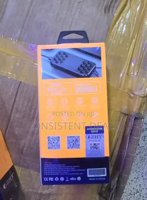 20,000 mAh Power Bank.