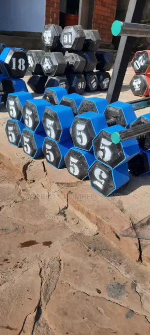 Concrete Dumbells and Barbells