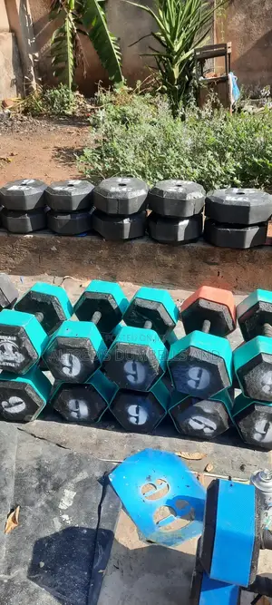 Concrete Dumbells and Barbells