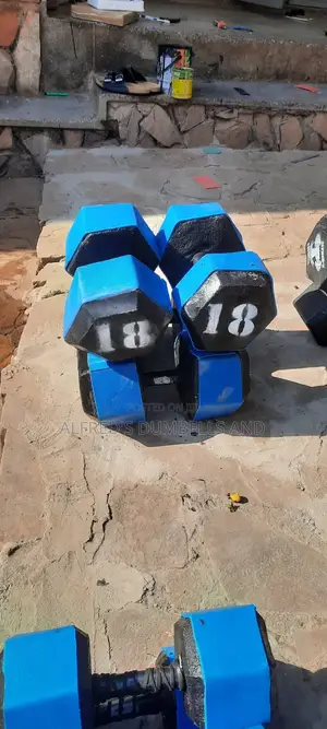 Concrete Dumbells and Barbells