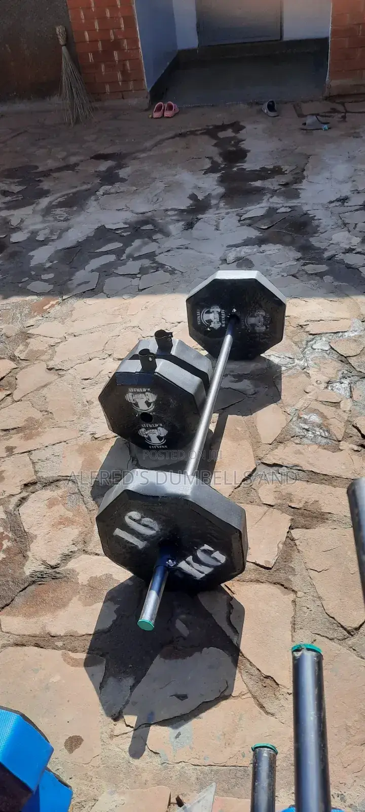 Concrete Dumbells and Barbells