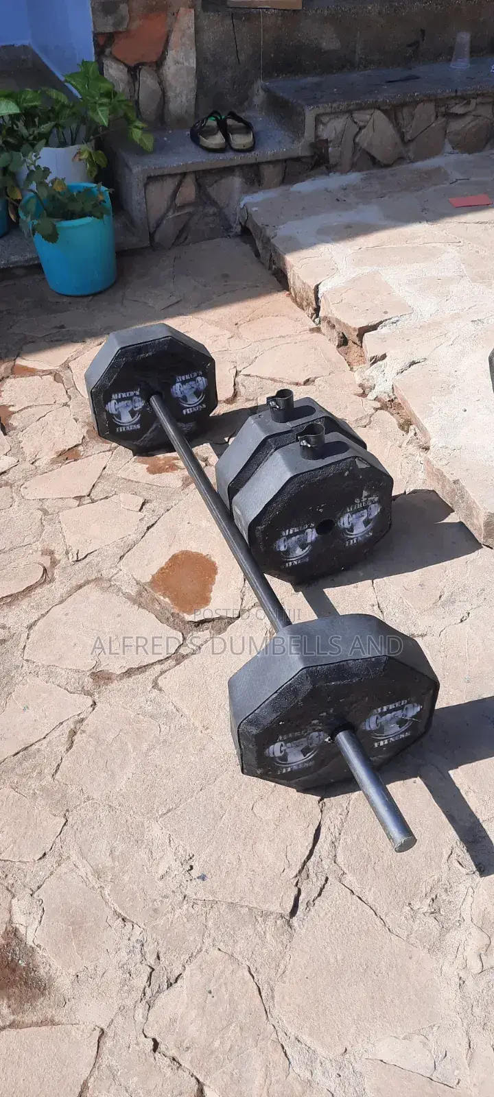Concrete Dumbells and Barbells