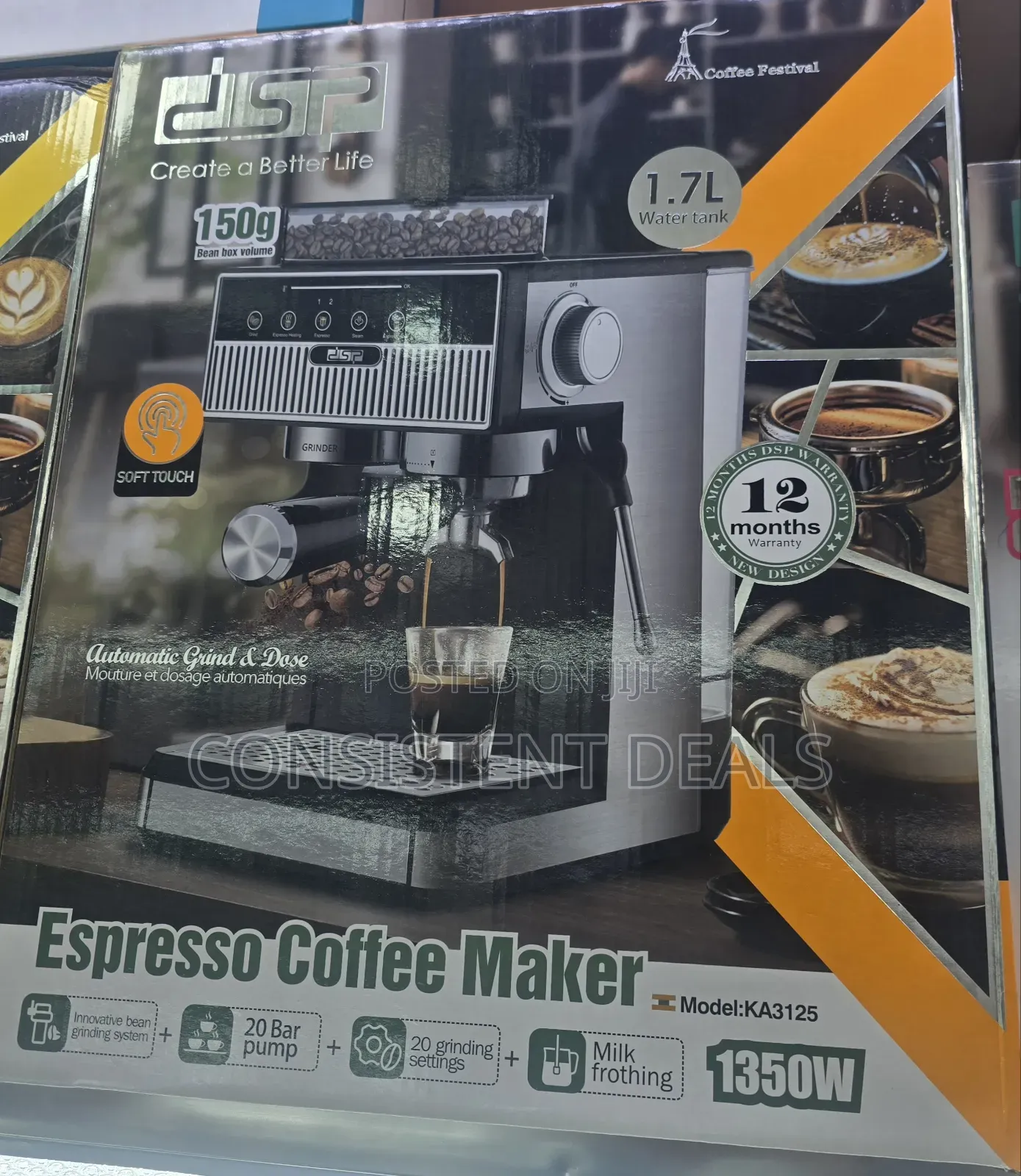 Semi-Automatic Bean-to-Cup Coffee Machine