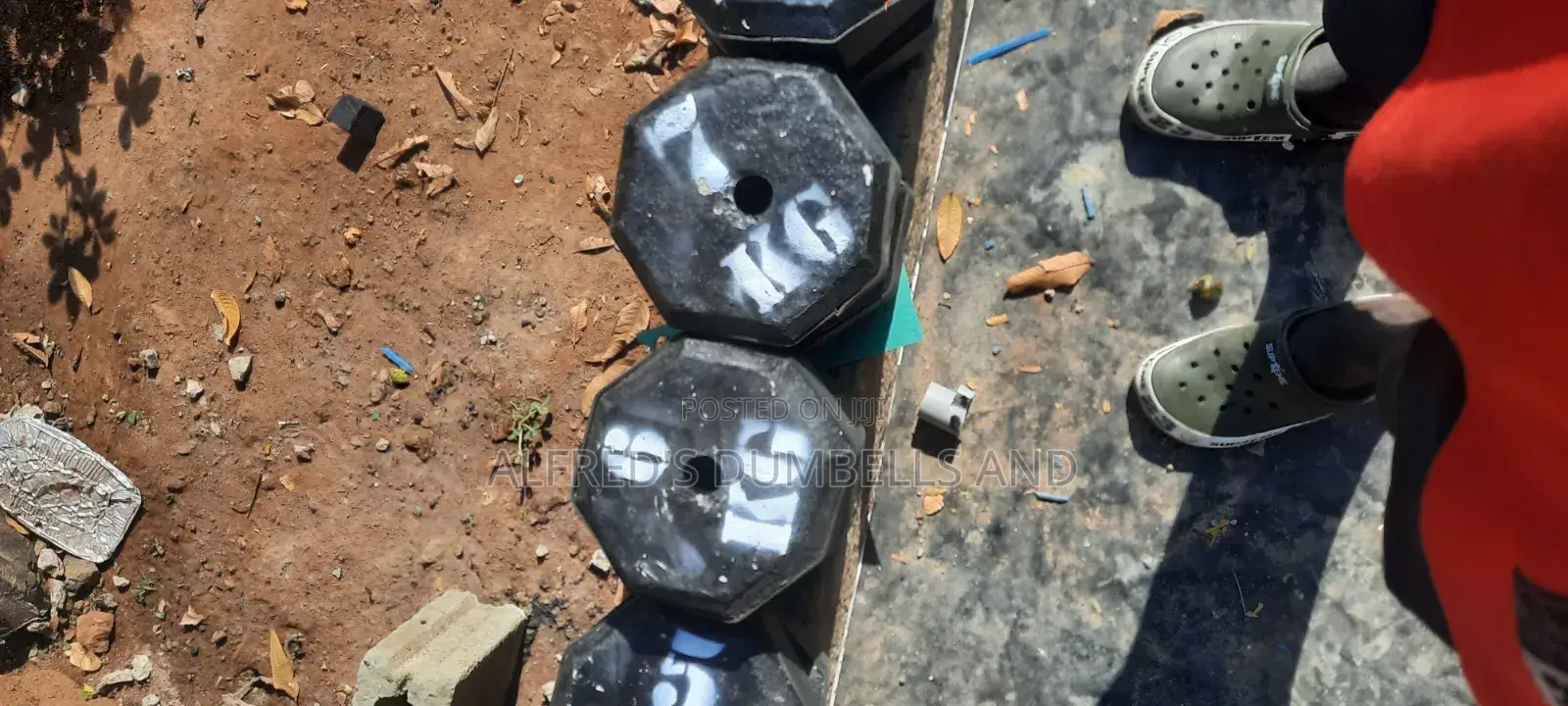 Concrete Barbells