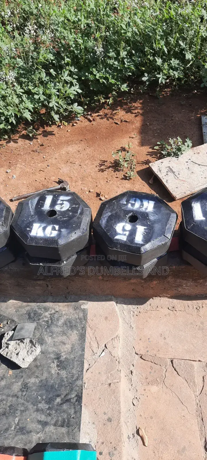 Concrete Barbells